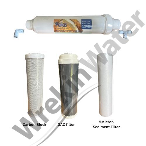 Pallas 5 Stage RO Replacement Filter Set for <b><font color=red>NEW STYLE</font></b> Pallas VIVA and Wrekin Systems